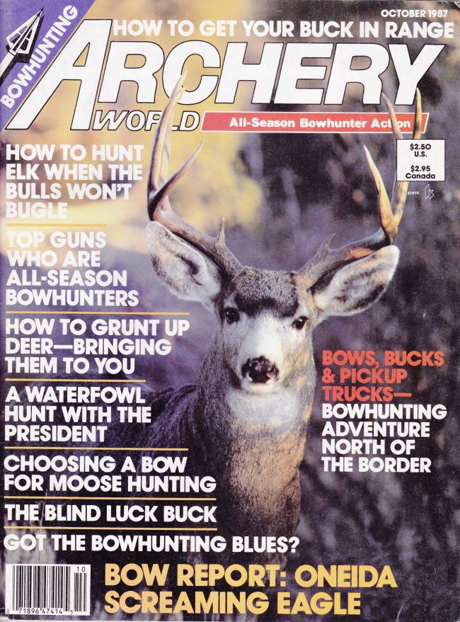 Whitetail Deer Magazine Cover Poster Print Bow Hunting Fishing