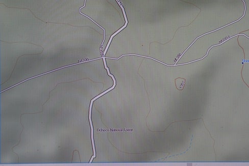 This would be the typical National Forest Map and other mapping companies software on a GPS Device.